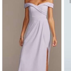 Lavender bridesmaid dress